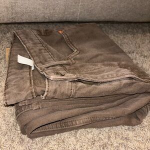 brown H&M baggy low waist size 6 jeans